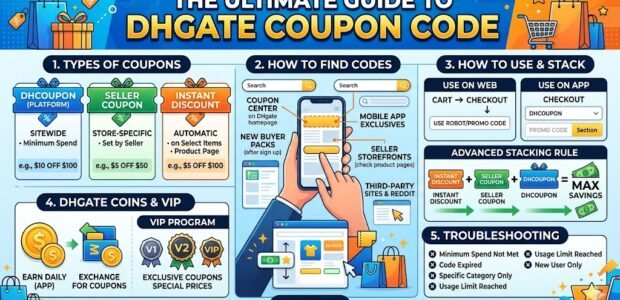 The Ultimate Guide to DHgate Coupon Code (Save Big with DHgate Promo Codes 2026)