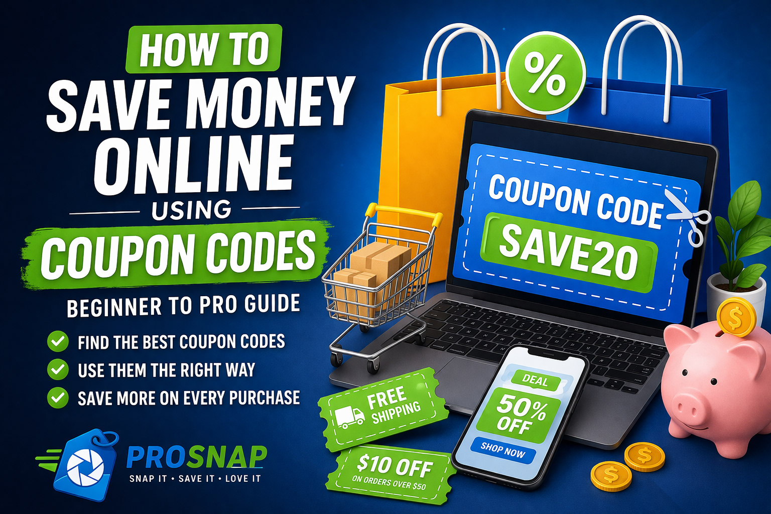 How to Save Money Online Using Coupon Codes (Beginner to Pro Guide)