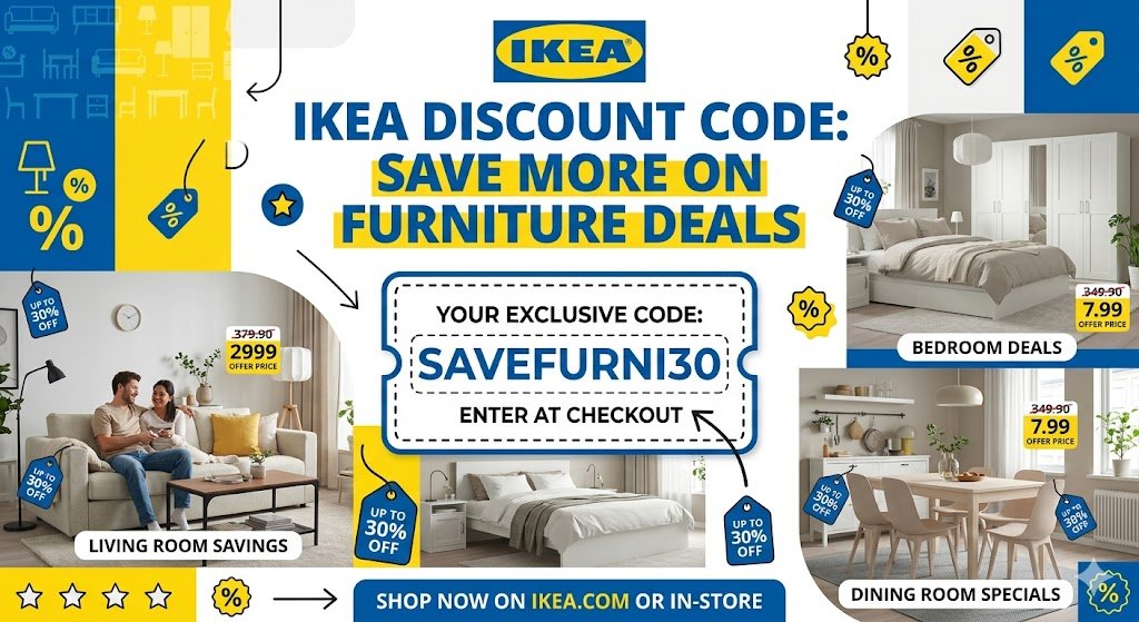 ikea discount code: save more on furniture deals